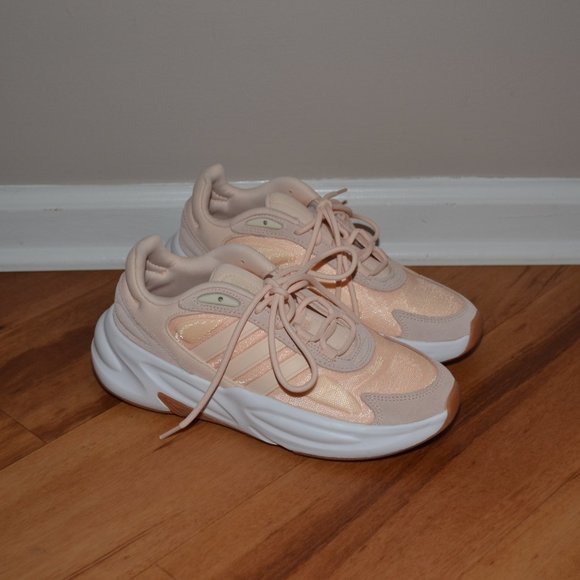 Adidas NWOB Cloudfoam Alumina Cream Athletic Comfort Trainer sneakers, 8 - Picture 5 of 12